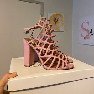 Steve Madden Pink Suede Heels